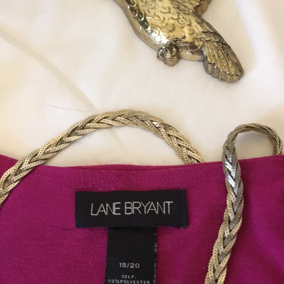 Lane Bryant Fuchsia Ruffles Dress - Picture 6 of 8